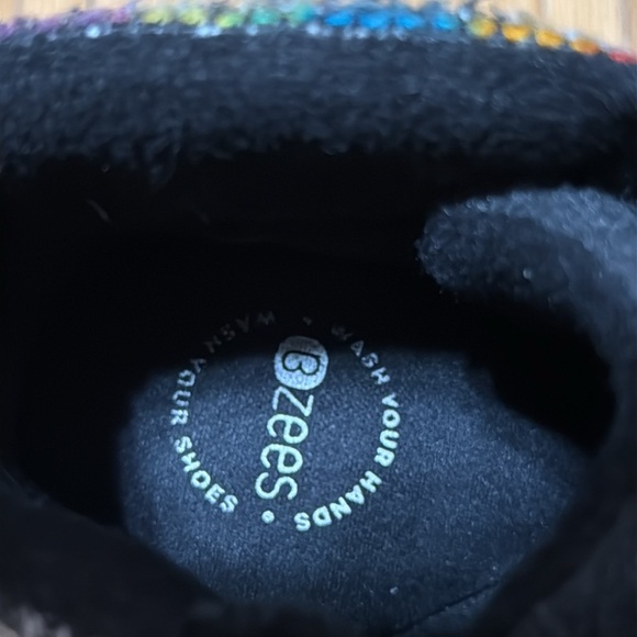 BZEES Womens Black Heathered Lace Up Brooklyn Round Toe Wedge Zip-Up Boots - Picture 11 of 11